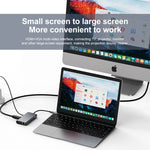 BYL-2111 7合1 USB-C / Type-C轉USB擴充基座集線器轉接器，BYL-2111