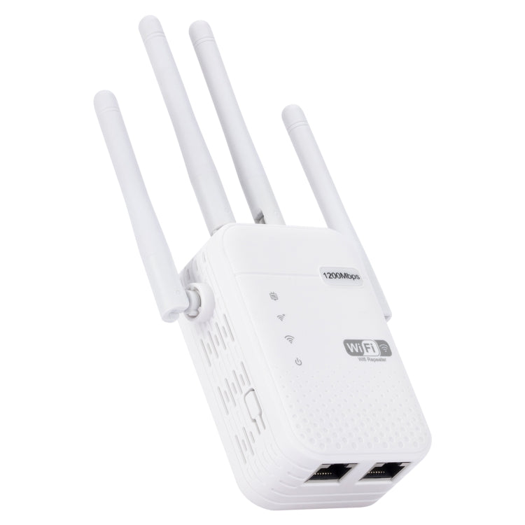 ZX-R08 1200Mbps 2.4G/5G 雙頻 WiFi 中繼信號放大器 WISP 戶外路由器，美規插頭，1200Mbps