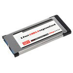 2埠USB 3.0 5Gbps PCI 34mm插槽Express卡，適用筆記型電腦，34mm