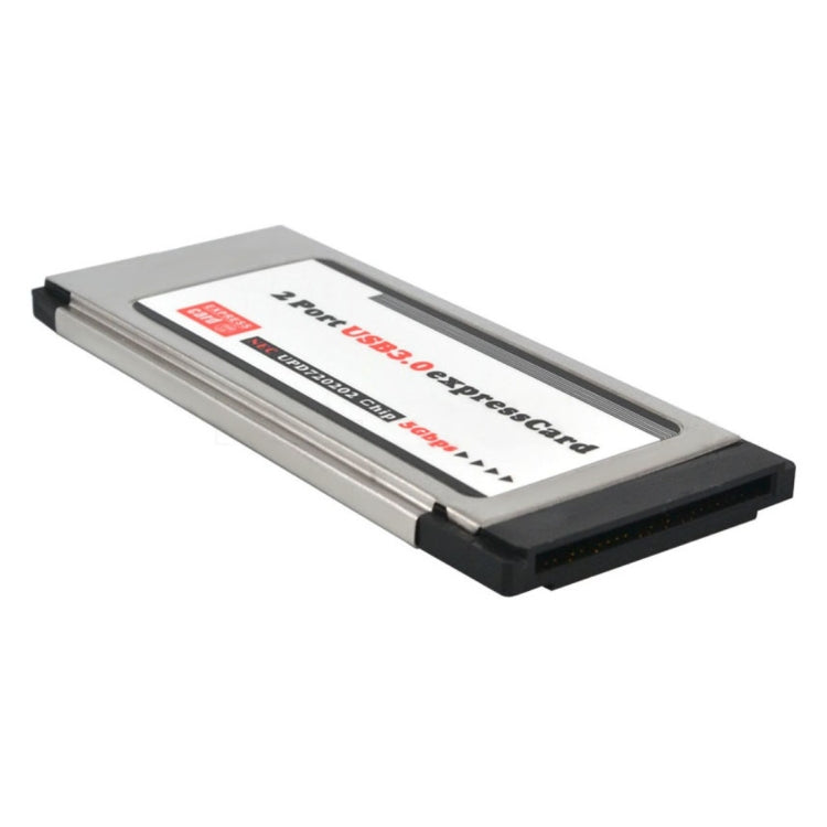 2埠USB 3.0 5Gbps PCI 34mm插槽Express卡，適用筆記型電腦，34mm