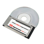 2埠USB 3.0 5Gbps PCI 34mm插槽Express卡，適用筆記型電腦，34mm