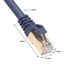 1米CAT8電腦交換機路由器以太網LAN線，RJ45跳線，1米
