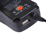英國插頭通用30W電源壁插適配器，帶5V 2.1A USB接口，提示：8個，線長：約1.2米，英國插頭