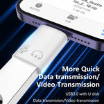 8針轉 USB 3.0 OTG 轉接器，8針轉 USB 3.0