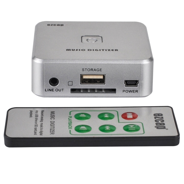 EZCAP241 音訊擷取錄音轉接卡，3.5mm RCA 左右聲道類比音訊轉MP3數位轉換器