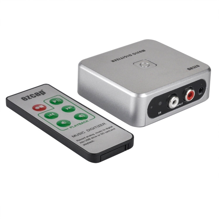 EZCAP241 音訊擷取錄音轉接卡，3.5mm RCA 左右聲道類比音訊轉MP3數位轉換器