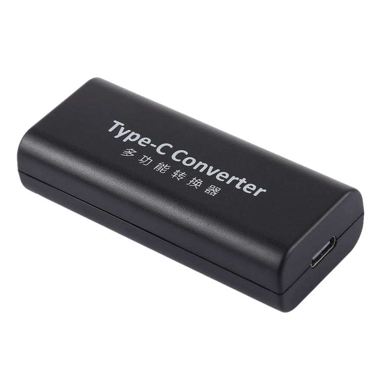 DC 5.5 x 2.1mm電源插孔母頭轉USB-C / Type C母頭電源連接器適配器，附30cm USB-C / Type C線，5.5x2.1mm