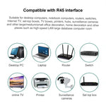 100個/包 Cat6e 無屏蔽直通RJ45連接器模組插頭，Cat6e無屏蔽直通