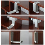 Desktop Lock Clip Type Metal Foldable Headset Stand Display Hanger, Desktop Lock Clip Type