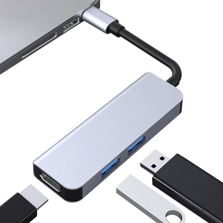 2011N 3 合 1 USB 3.0 x2 + HDMI 多功能 Type-C / USB-C 集線器擴充座，2011N USB 3.0 x2 + HDMI