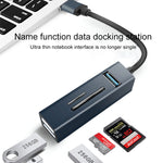 15101 5 合 1 USB3.0 轉 3 x USB + SD / TF 卡讀卡器集線器轉接器，USB3.0