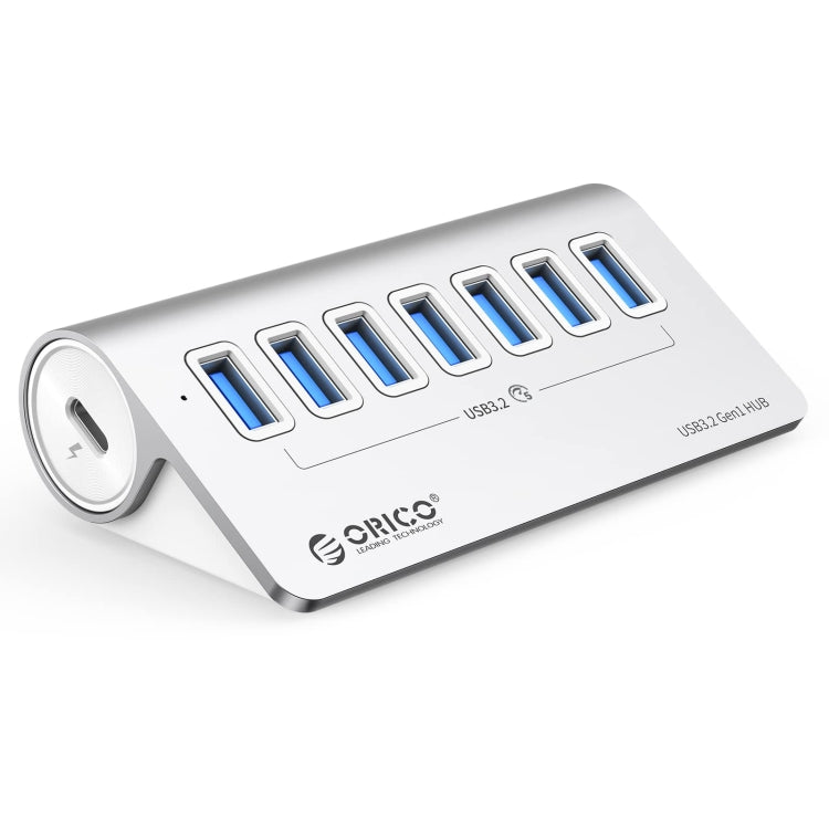 ORICO M3U7 鋁合金 7 埠 USB 3.2 Gen1 5Gbps 集線器，附 1 米線，M3U7 1m