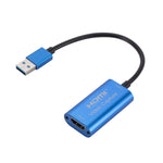CJK0266 USB3.0 公頭轉 HDMI 母頭影音擷取卡，USB3.0 轉 HDMI