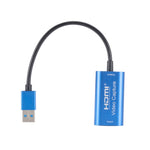 CJK0266 USB3.0 公頭轉 HDMI 母頭影音擷取卡，USB3.0 轉 HDMI