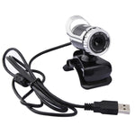 A859 480 像素高清 360 度網路攝影機 USB 2.0 PC 攝影機附吸音麥克風，電纜長度：1.4m