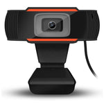 A870 480P 像素高清 360 度網路攝影機 USB 2.0 PC 攝影機附麥克風，適用 Skype 電腦 PC 筆記型電腦，電纜長度：1.4m，A870（橘色），A870（黑色）