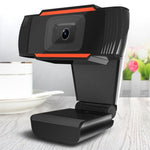 A870 480P 像素高清 360 度網路攝影機 USB 2.0 PC 攝影機附麥克風，適用 Skype 電腦 PC 筆記型電腦，電纜長度：1.4m，A870（橘色），A870（黑色）