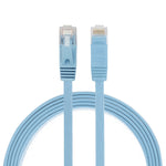 1公尺 CAT6 超薄扁平乙太網路 LAN 線，RJ45 連接線，長度：1公尺
