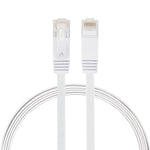 1公尺 CAT6 超薄扁平乙太網路 LAN 線，RJ45 連接線，長度：1公尺
