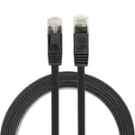 1.8公尺 CAT6 超薄扁平乙太網路 LAN 線，RJ45 連接線，長度：1.8公尺
