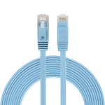 3公尺 CAT6 超薄扁平乙太網路 LAN 線，RJ45 連接線，長度：3公尺