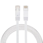 3公尺 CAT6 超薄扁平乙太網路 LAN 線，RJ45 連接線，長度：3公尺