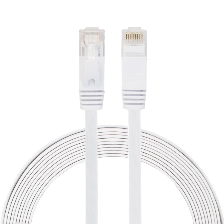 3公尺 CAT6 超薄扁平乙太網路 LAN 線，RJ45 連接線，長度：3公尺