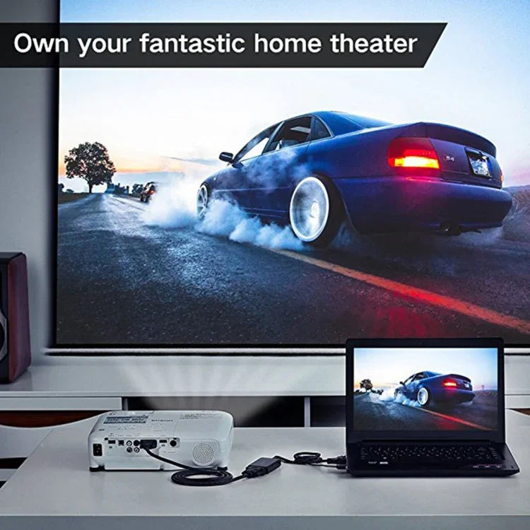 UGREEN MM119 1080P 全高清 VGA 轉 DVI (24+1) 公對母轉接線，適用電腦、PC、筆電、HDTV、投影機、DVD 顯示卡及更多 VGA / DVI 支援設備，線長：50cm