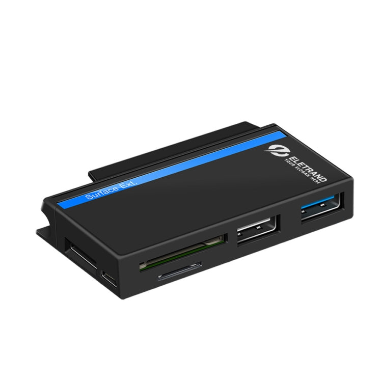 ROCKETEK RT-SGO727 USB 3.0 + USB 2.0 + Micro USB 介面集線器，適用 Microsoft Surface Go，附 2 個 TF 卡與 SD 卡插槽，RT-SGO727