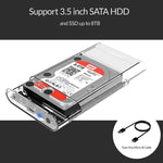 ORICO 3139U3 3.5 吋 SATA 硬碟 USB 3.0 Micro B 外接硬碟盒，USB 3.0（3.5 吋）