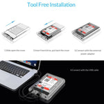 ORICO 3139U3 3.5 吋 SATA 硬碟 USB 3.0 Micro B 外接硬碟盒，USB 3.0（3.5 吋）