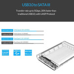 ORICO 3139U3 3.5 吋 SATA 硬碟 USB 3.0 Micro B 外接硬碟盒，USB 3.0（3.5 吋）