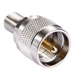 F 母頭轉 UHF 公頭連接器，F 母頭轉 UHF 公頭