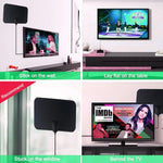 AN-1001 5dBi/25dBi 室內 HDTV 天線，雙面貼紙，VHF170-230/UHF470-862MHz，AN-1001
