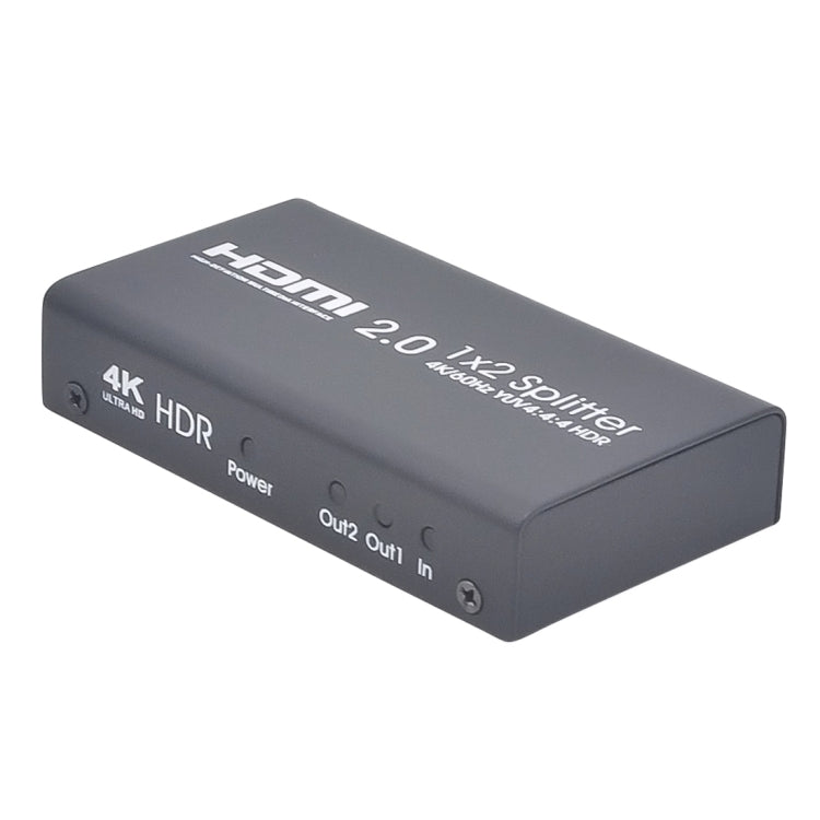 AYS-12V20 HDMI 2.0 1x2 4K 超高清切換分配器，1x2 4K