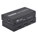 AYS-12V20 HDMI 2.0 1x2 4K 超高清切換分配器，1x2 4K