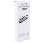 BYL-2208TU 5合2 USB + USB-C / Type-C轉USB多功能擴充基座集線器轉接器，BYL-2208