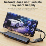 BYL-2208TU 5合2 USB + USB-C / Type-C轉USB多功能擴充基座集線器轉接器，BYL-2208