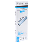 BYL-2218TU 8合1 USB + USB-C / Type-C轉USB多功能擴充基座集線器轉接器，BYL-2218TU