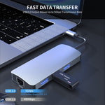 BYL-2209 6 合 1 USB-C / Type-C 轉 USB 多功能擴充基座集線器轉接器，BYL-2209