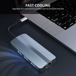 BYL-2209 6 合 1 USB-C / Type-C 轉 USB 多功能擴充基座集線器轉接器，BYL-2209