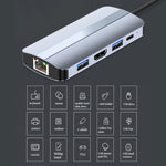 BYL-2206 9 合 1 USB-C / Type-C 轉 USB 多功能擴充基座集線器轉接器，BYL-2206