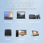 BYL-2302 5 合 1 USB-C / Type-C 轉 USB 多功能擴充基座集線器轉接器，帶 1000M 網路埠，BYL-2302