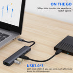 BYL-2210 6 合 1 USB-C / Type-C 轉 USB 多功能擴充基座集線器轉接器，帶 1000M 網路埠，BYL-2210