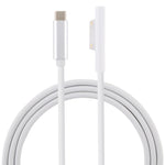 Surface Pro 7 / 6 / 5轉USB-C / Type-C公頭介面電源轉接充電線，適用Microsoft Surface Pro 7 / 6 / 5 / 4 / 3 / Microsoft Surface Go，Type-C轉Microsoft Surface