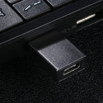 USB 3.0公頭轉Type-C / USB-C母頭鋁合金轉接器，USB 3.0公頭轉Type-C母頭