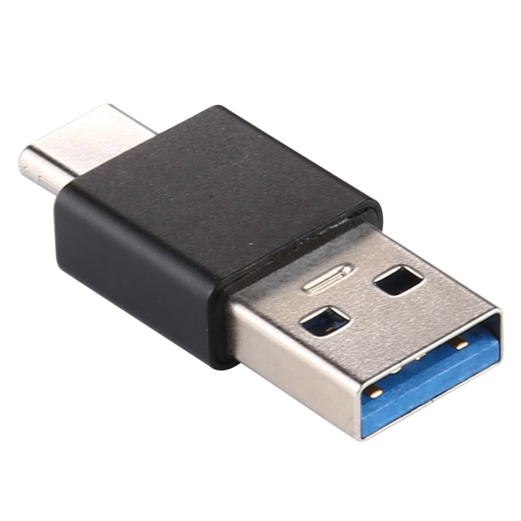 Type-C / USB-C公頭轉USB 3.0公頭鋁合金轉接器，Type-C公頭轉USB 3.0公頭