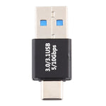 Type-C / USB-C公頭轉USB 3.0公頭鋁合金轉接器，Type-C公頭轉USB 3.0公頭