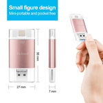 Richwell 3 合 1 64G Type-C + 8 Pin + USB 3.0 金屬雙蓋推拉式隨身碟，具 OTG 功能