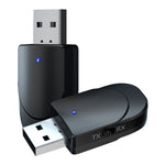 KN330 3合1 USB 藍牙5.0 音頻發射接收器，附切換按鈕及3.5mm AUX介面，KN330